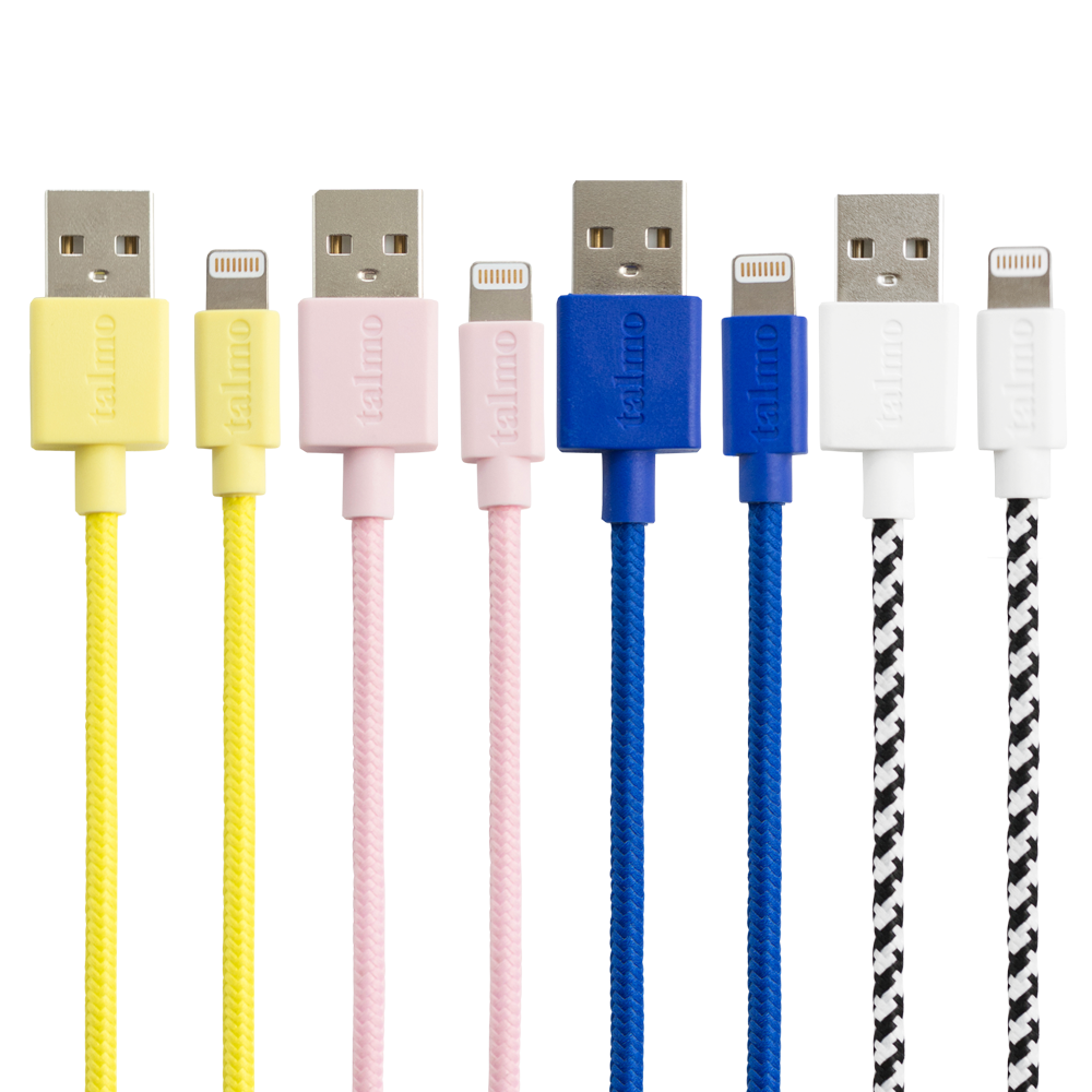 iPhone Cable Multi Colour 4xPack